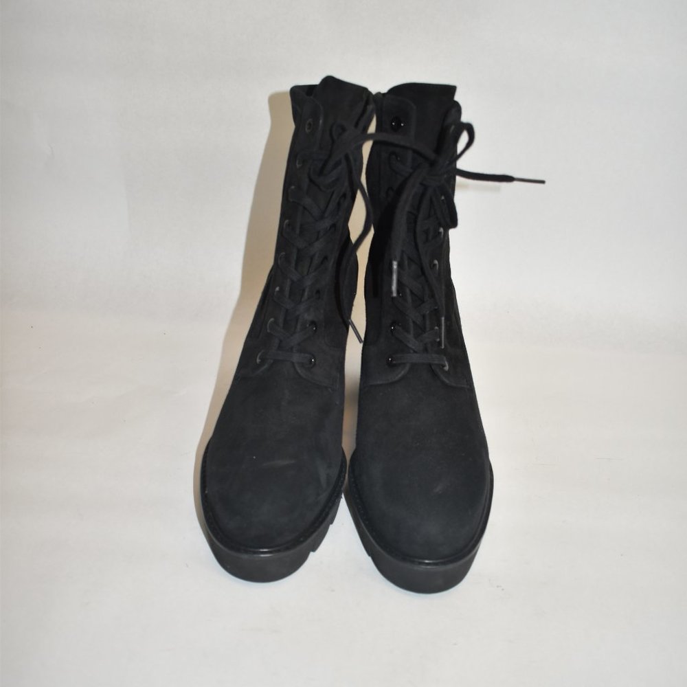 Stuart Weitzman Ande Lace-Up Block Boot Platform … - image 4